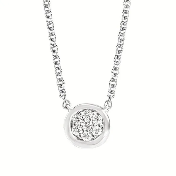 Sterling Silver Diamond Necklace Don's Jewelry & Design Washington, IA