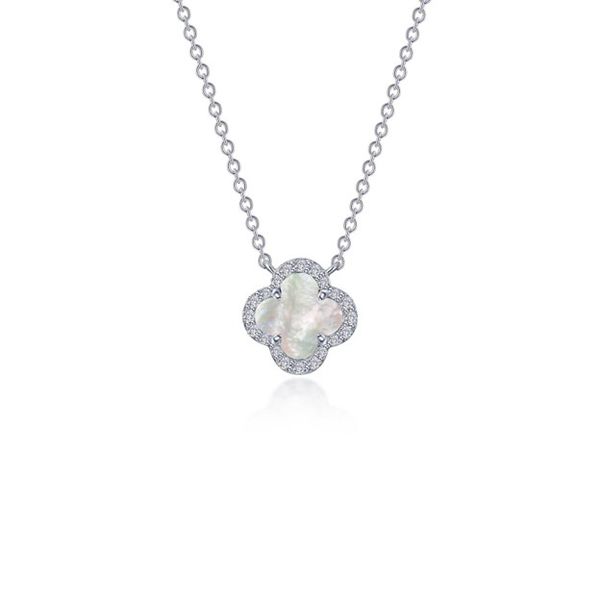 Sterling Silver Mother of Pearl Necklace Don's Jewelry & Design Washington, IA