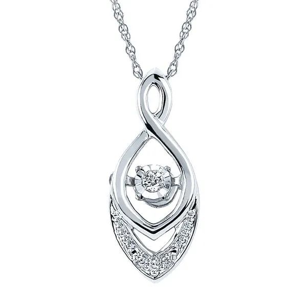 Sterling Silver Diamond Necklace Don's Jewelry & Design Washington, IA