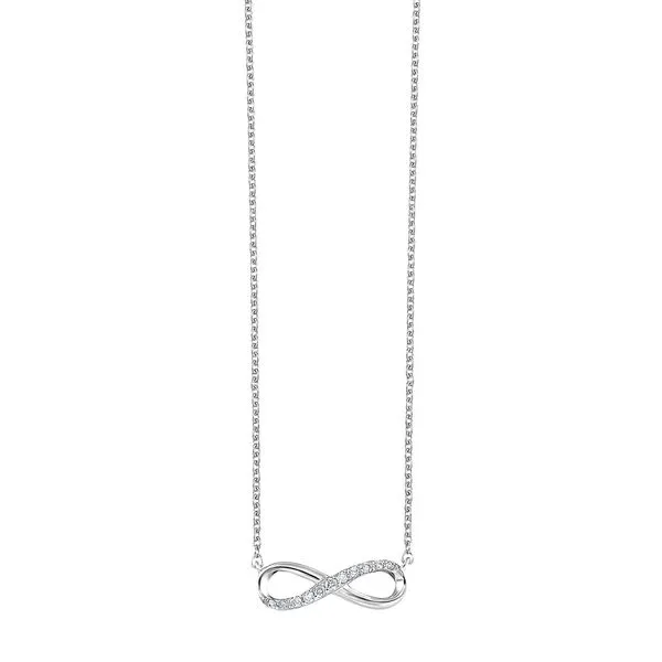 Sterling Silver Diamond Necklace Don's Jewelry & Design Washington, IA