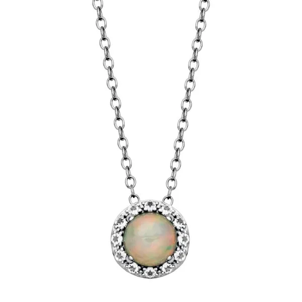 Sterling Silver Opal Necklace Don's Jewelry & Design Washington, IA