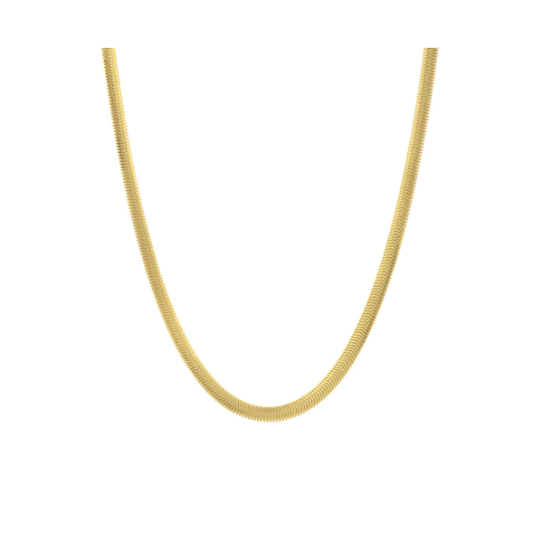 Gold Over Silver 4.2mm Oval Snake Chain Don's Jewelry & Design Washington, IA