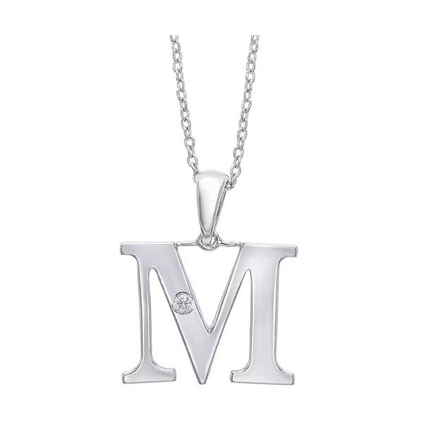 Sterling Silver Initial Necklace Don's Jewelry & Design Washington, IA