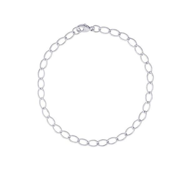 Sterling Silver Oval Link Bracelet Don's Jewelry & Design Washington, IA