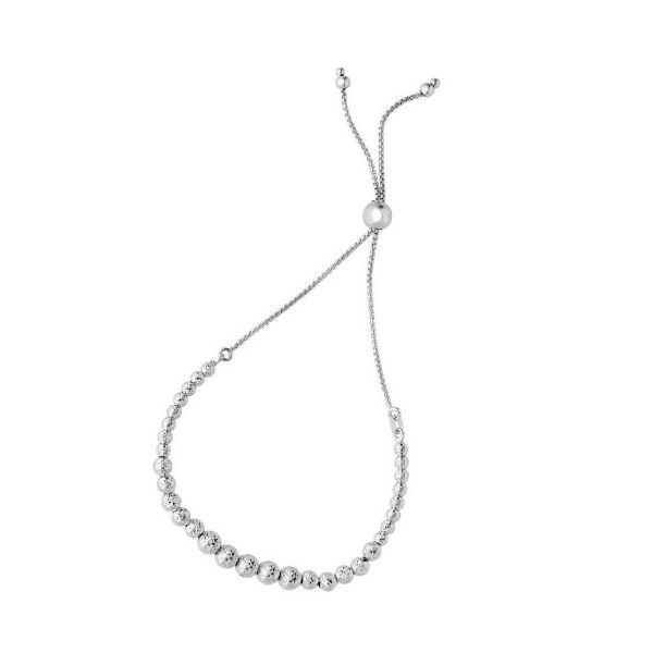 Sterling Silver Adjustable Bead Bracelet Don's Jewelry & Design Washington, IA