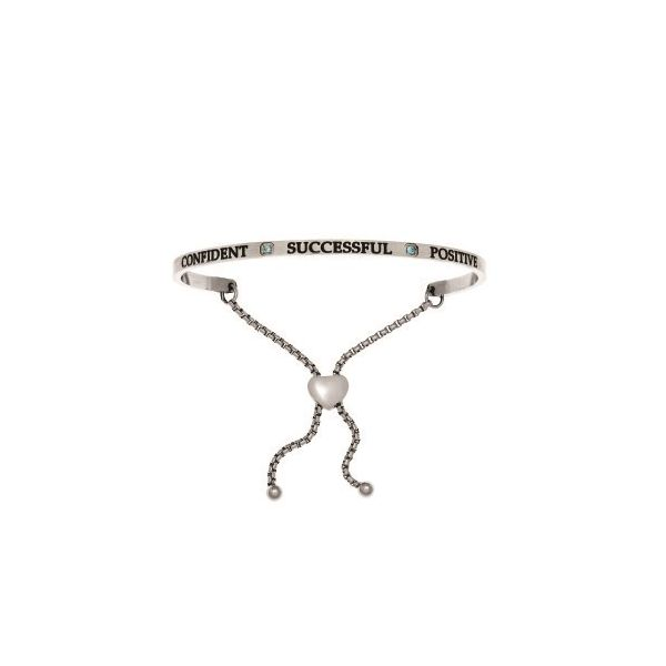 Stainless Steel Confident, Successful, Positive Bracelet Don's Jewelry & Design Washington, IA