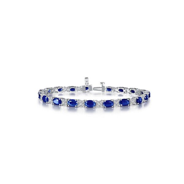 Sterling Silver Lab Grown & Simulated Diamond Bracelet Don's Jewelry & Design Washington, IA