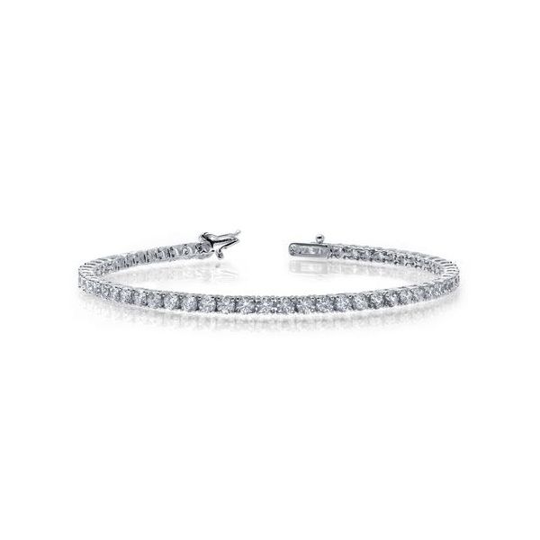 Sterling Silver Simulated Diamond Tennis Bracelet Don's Jewelry & Design Washington, IA