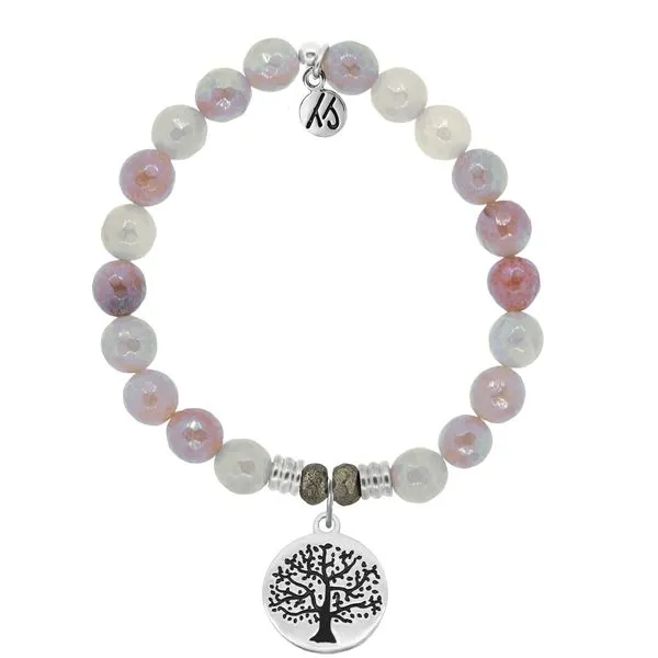 Sunstone Stone Bracelet with Tree of Life Sterling Silver Charm Don's Jewelry & Design Washington, IA