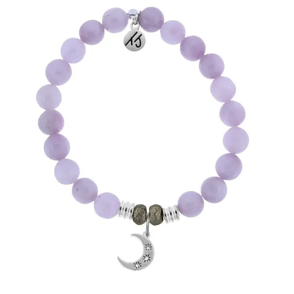 Kunzite Stone Bracelet with Friendship Stars Sterling Silver Charm Don's Jewelry & Design Washington, IA