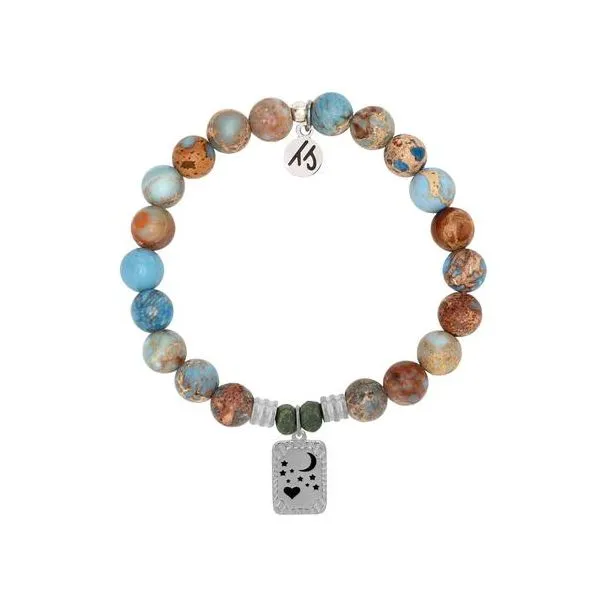 Sky Jasper Moon and Back Bracelet Don's Jewelry & Design Washington, IA