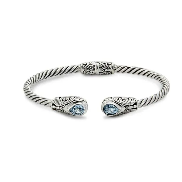 Sterling Silver Blue Topaz Bracelet Don's Jewelry & Design Washington, IA