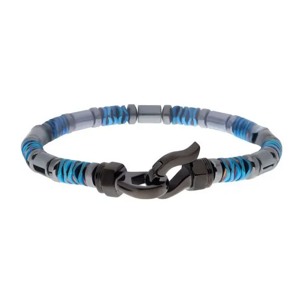 Blue Hematite Beads Bracelet Don's Jewelry & Design Washington, IA