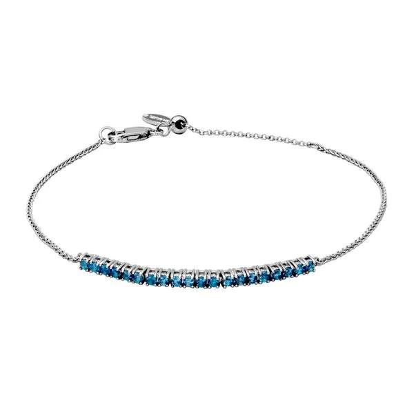 Sterling Silver London Blue Topaz Bracelet Don's Jewelry & Design Washington, IA