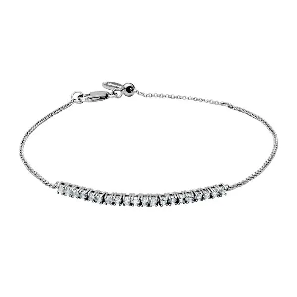 Sterling Silver White Topaz Bracelet Don's Jewelry & Design Washington, IA