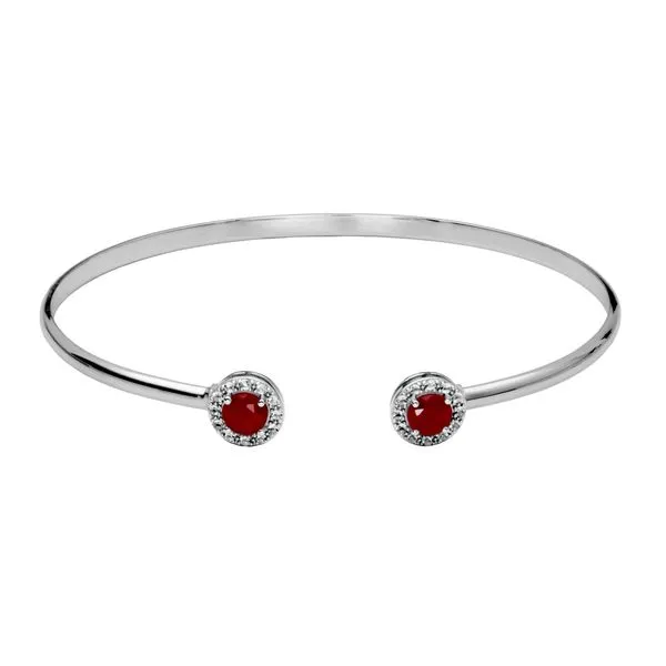 Sterling Silver Ruby Bracelet Don's Jewelry & Design Washington, IA