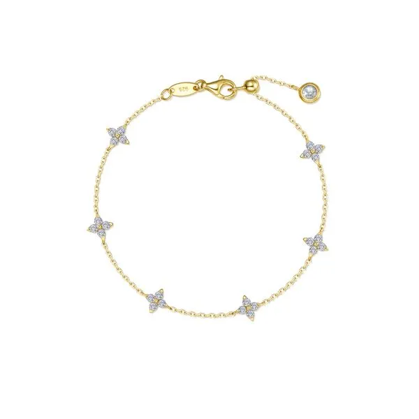 Gold Plate Simulated Diamond Bracelet Don's Jewelry & Design Washington, IA