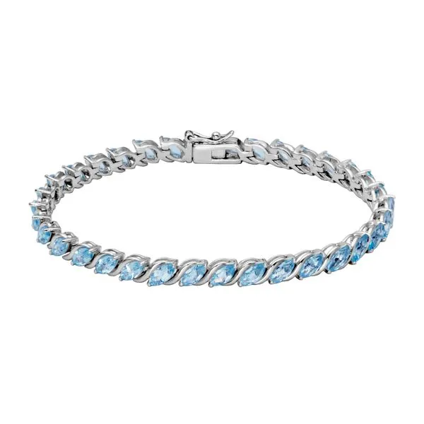 Blue Topaz Bracelet Don's Jewelry & Design Washington, IA