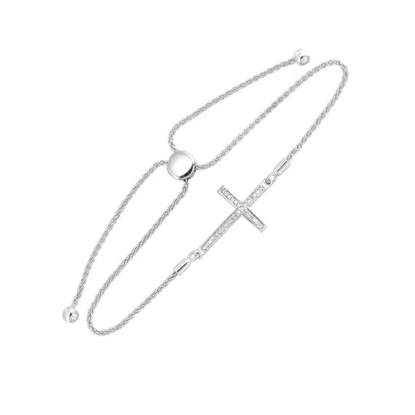 Sterling Silver Diamond Bracelet Don's Jewelry & Design Washington, IA