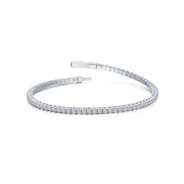 Sterling Silver Flexible Tennis Bracelet Don's Jewelry & Design Washington, IA
