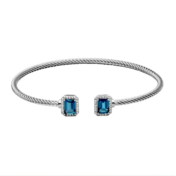 Sterling Silver London Blue Topaz Bracelet Don's Jewelry & Design Washington, IA