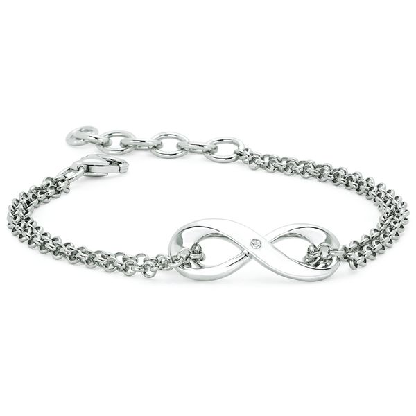 Sterling Silver Diamond Bracelet Don's Jewelry & Design Washington, IA