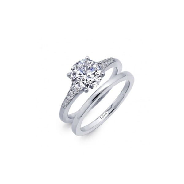 Sterling Silver Simulated Diamond Wedding Ring Set Don's Jewelry & Design Washington, IA