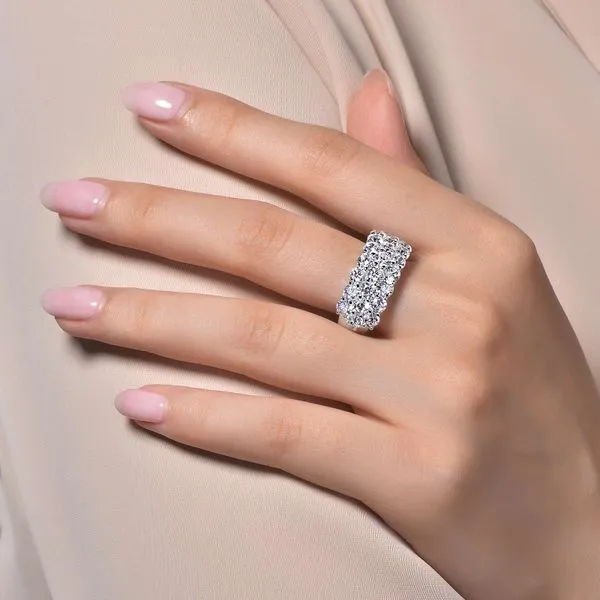 Sterling Silver Simulated Diamond Ring Image 2 Don's Jewelry & Design Washington, IA