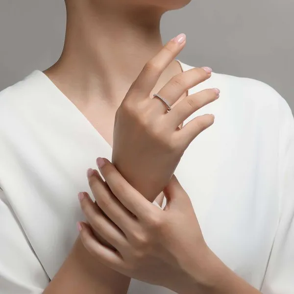 Sterling Silver Eternity Ring Image 2 Don's Jewelry & Design Washington, IA