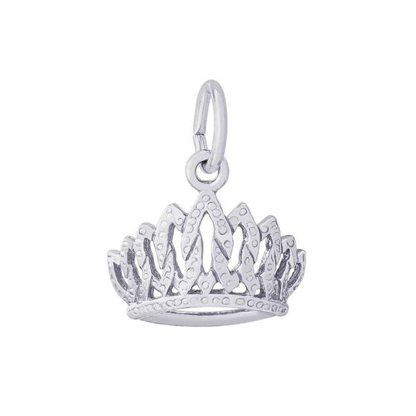 Sterling Silver Crown Charm Don's Jewelry & Design Washington, IA