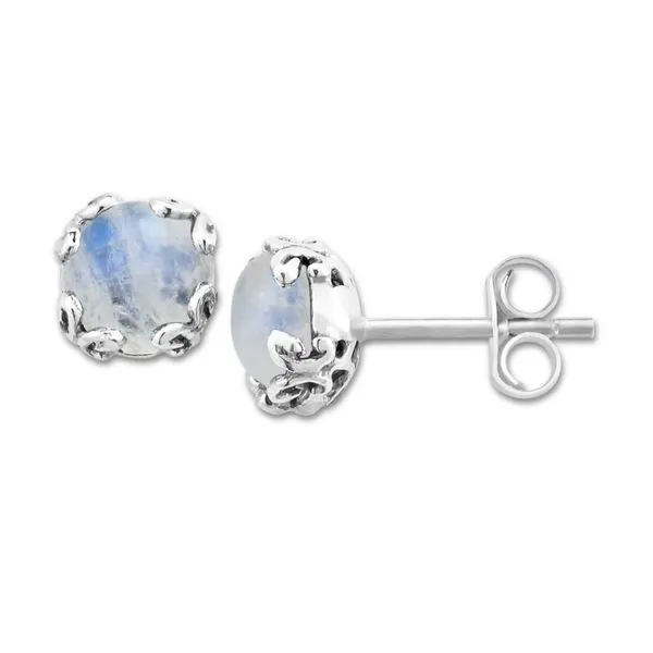 Sterling Silver Moonstone Earrings Don's Jewelry & Design Washington, IA