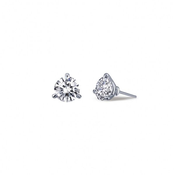 Sterling Silver 0.50 CTW Solitaire Stud Earrings Don's Jewelry & Design Washington, IA