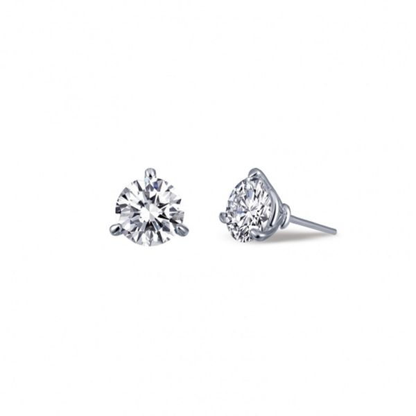 Sterling Silver 1.0 CTW Solitaire Stud Earrings Don's Jewelry & Design Washington, IA