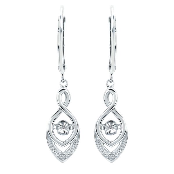 Sterling Silver Diamond Earrings Don's Jewelry & Design Washington, IA