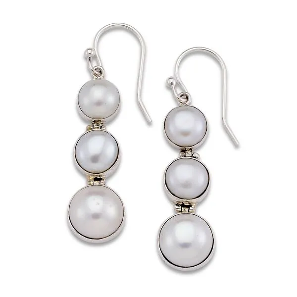 Sterling Silver Pearl Earrings Don's Jewelry & Design Washington, IA