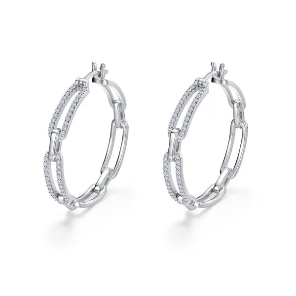 Paperclip Hoop Earrings Don's Jewelry & Design Washington, IA