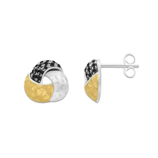 Sterling Silver Black Spinel Earrings Don's Jewelry & Design Washington, IA
