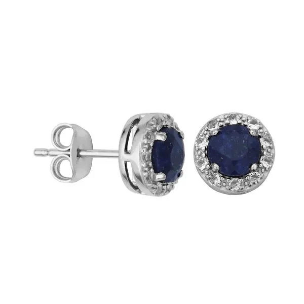 Sterling Silver Sapphire Earrings Don's Jewelry & Design Washington, IA