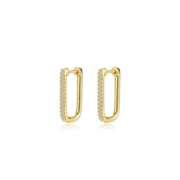 Gold Plate Hoop Earrings Don's Jewelry & Design Washington, IA