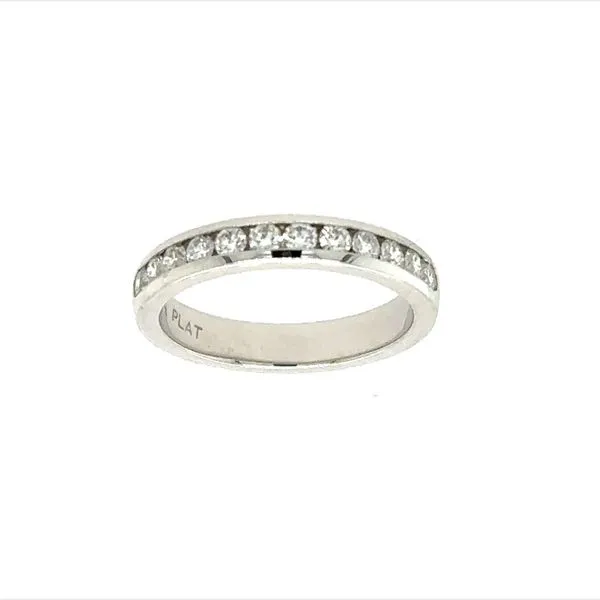 Platinum Diamond Band Double Diamond Jewelry Olympic Valley, CA