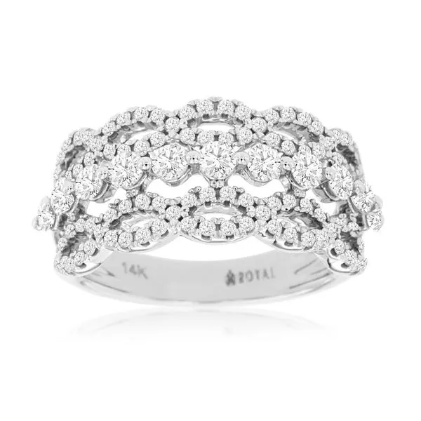 14K White Gold Diamond Ring Double Diamond Jewelry Olympic Valley, CA