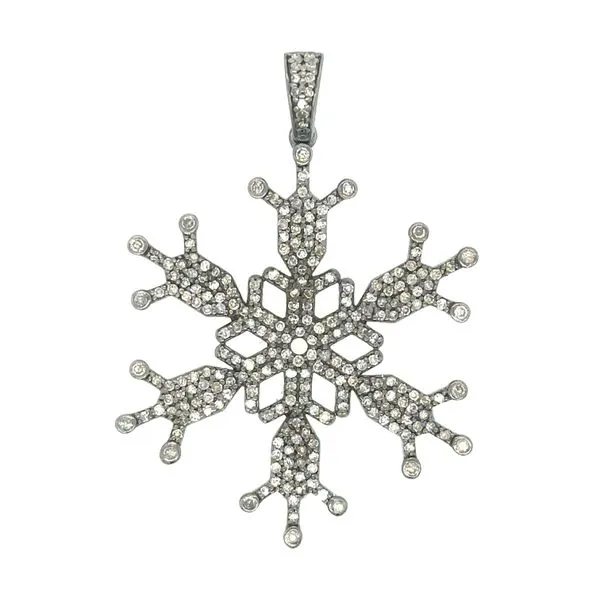 Sterling Silver Diamond 