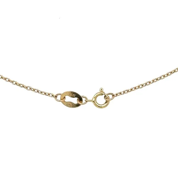 14K Yellow Gold Diamond Bar Necklace Image 2 Double Diamond Jewelry Olympic Valley, CA