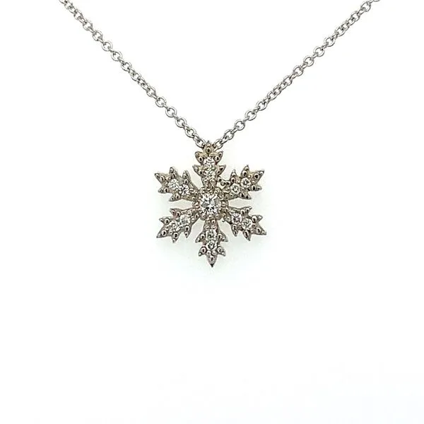 14K White Gold Diamond Petite 