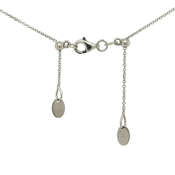 18K White Gold Diamond Icicle Necklace Image 2 Double Diamond Jewelry Olympic Valley, CA
