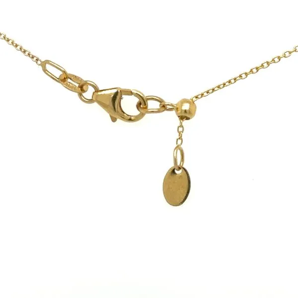 18K Yellow Gold Diamond Icicle Bow Necklace Image 2 Double Diamond Jewelry Olympic Valley, CA