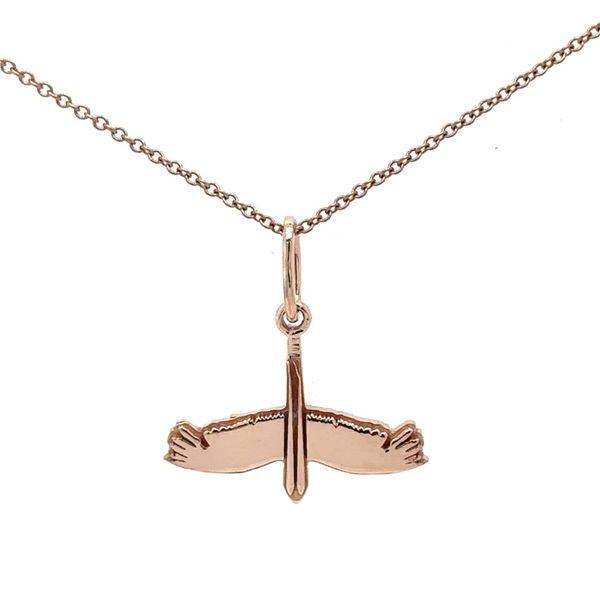 Birds of Prey World Cup Logo Necklace Double Diamond Jewelry Olympic Valley, CA