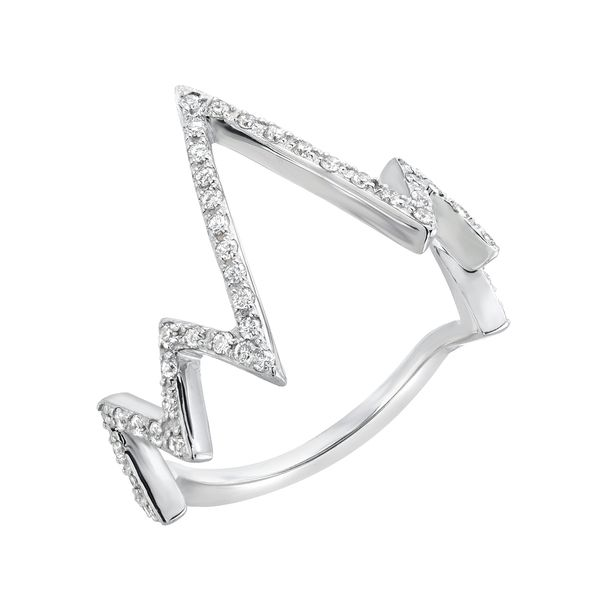 14 Karat White Gold Diamond Fashion Ring 