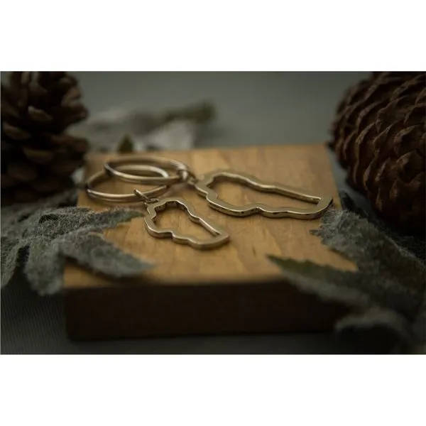 Nickel Plated Lake Tahoe Key Chain Image 3 Double Diamond Jewelry Olympic Valley, CA