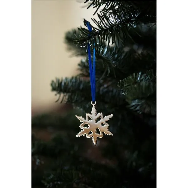 Nickel Plated Snowflake Ornament Image 2 Double Diamond Jewelry Olympic Valley, CA